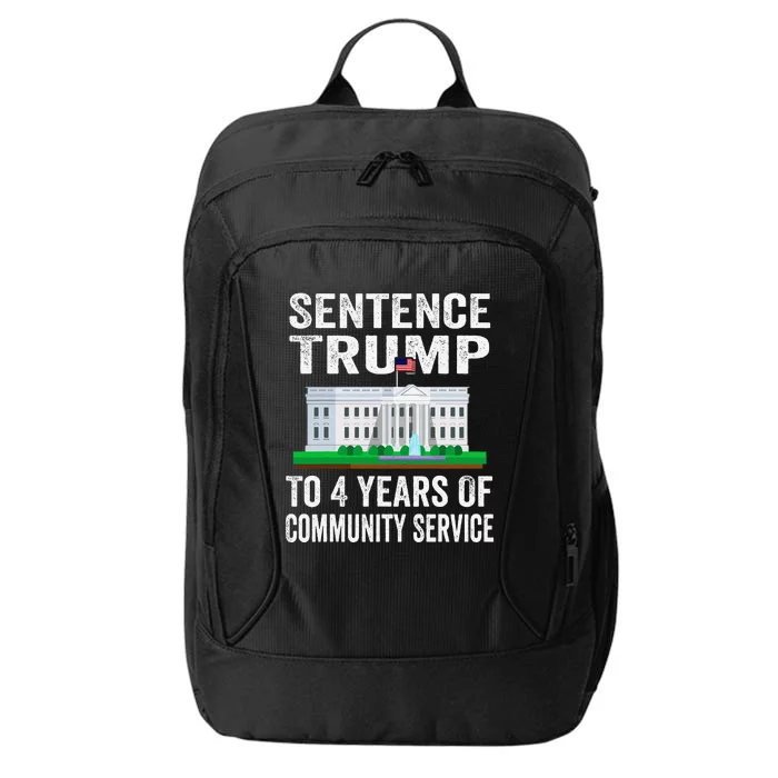 Sentence Trump To 4 Years Of Community Service Political City Backpack