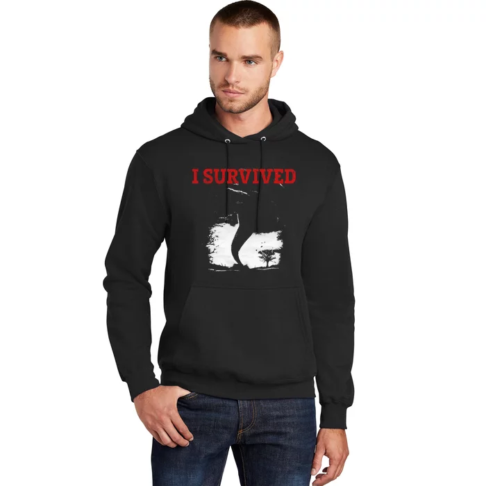 Storm Tornado Twister And Hurricane Weather I Survived Hoodie