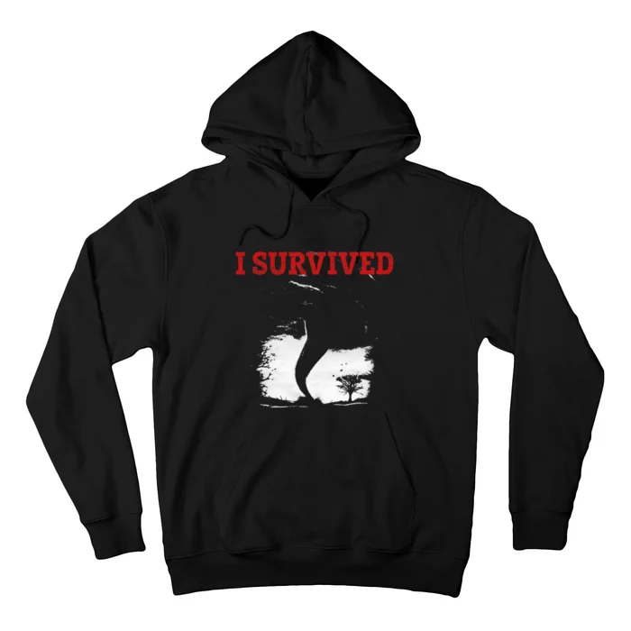 Storm Tornado Twister And Hurricane Weather I Survived Hoodie