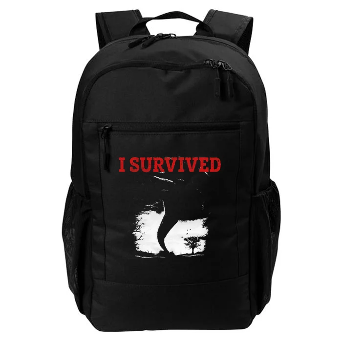 Storm Tornado Twister And Hurricane Weather I Survived Daily Commute Backpack