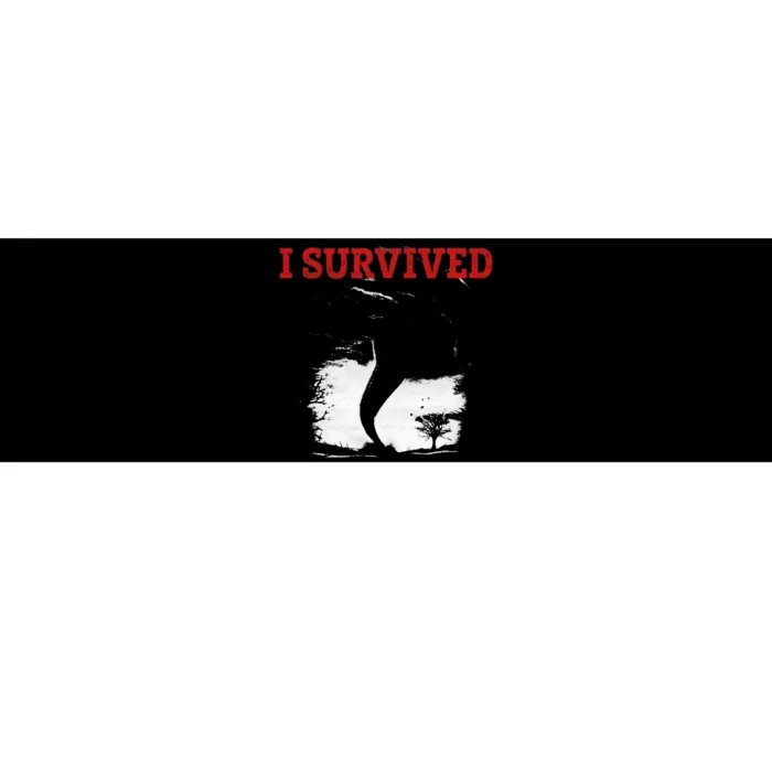 Storm Tornado Twister And Hurricane Weather I Survived Bumper Sticker