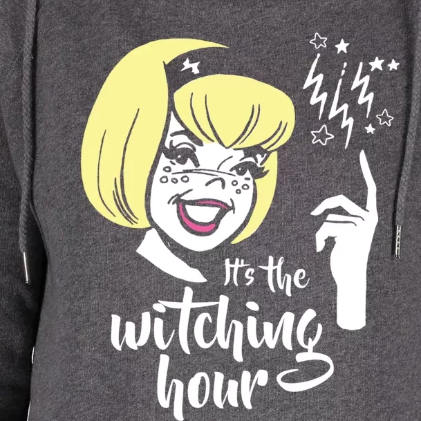 Sabrina The Teenage Witch Its Witching Hour Retro Great Gift Womens Funnel Neck Pullover Hood