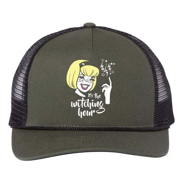 Sabrina The Teenage Witch Its Witching Hour Retro Great Gift Retro Rope Trucker Hat Cap