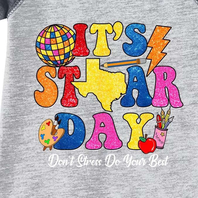 Staar Testing Test Day DonT Stress Do Your Best Teacher Infant Baby Jersey Bodysuit