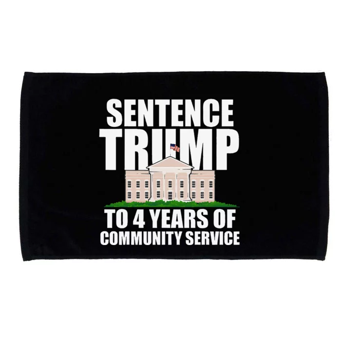 Sentence Trump To 4 Years Of Community Service Microfiber Hand Towel