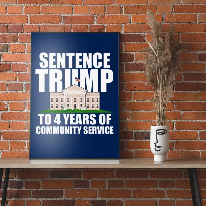 Sentence Trump To 4 Years Of Community Service Poster