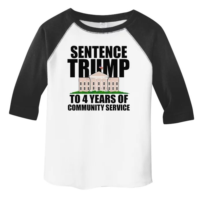 Sentence Trump To 4 Years Of Community Service Toddler Fine Jersey T-Shirt