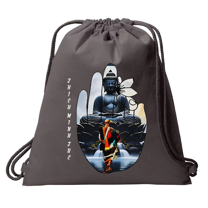 Su Thay Thich Minh Tue Buddhist Monks Drawstring Bag