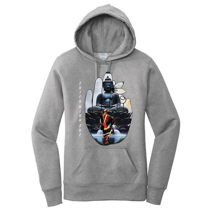 Su Thay Thich Minh Tue Buddhist Monks Women's Pullover Hoodie