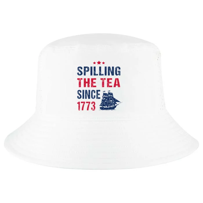 Spilling The Tea Since 1773 Slogan For Patriotic Pride Party Cool Comfort Performance Bucket Hat