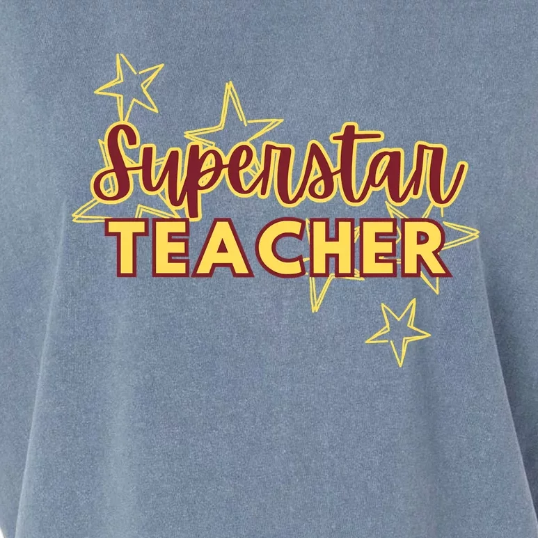 Superstar Teacher Teacher Back To School Garment-Dyed Women's Muscle Tee