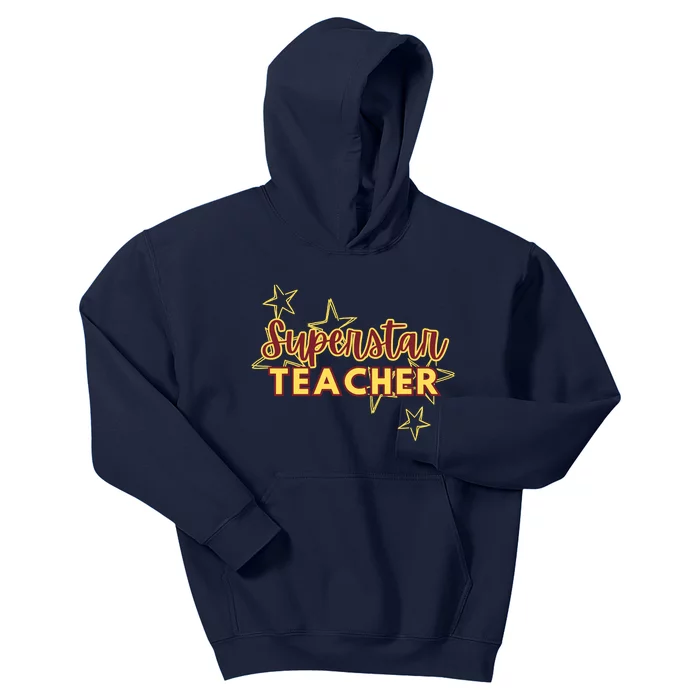 Superstar Teacher Teacher Back To School Kids Hoodie