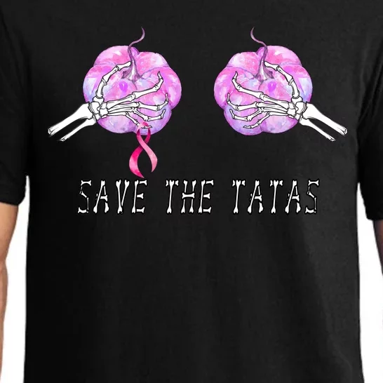 Save The TaTas Halloween Breast Cancer Awareness Pajama Set