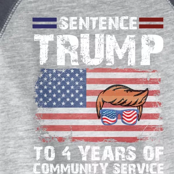 Sentence Trump To 4 Years Of Community Service Trump 2024 Cool Gift Toddler Fine Jersey T-Shirt