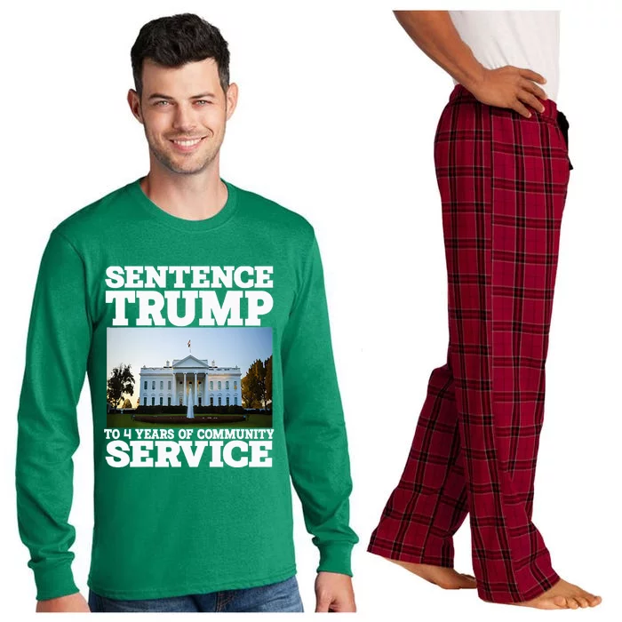 Sentence Trump To 4 Years Of Community Service Long Sleeve Pajama Set