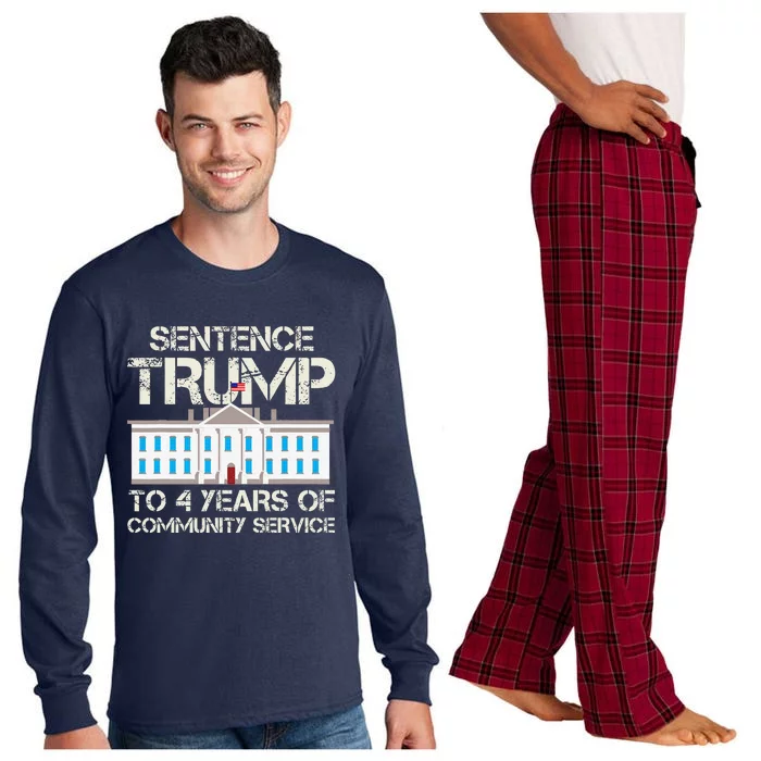 Sentence Trump To 4 Years Of Community Service Long Sleeve Pajama Set