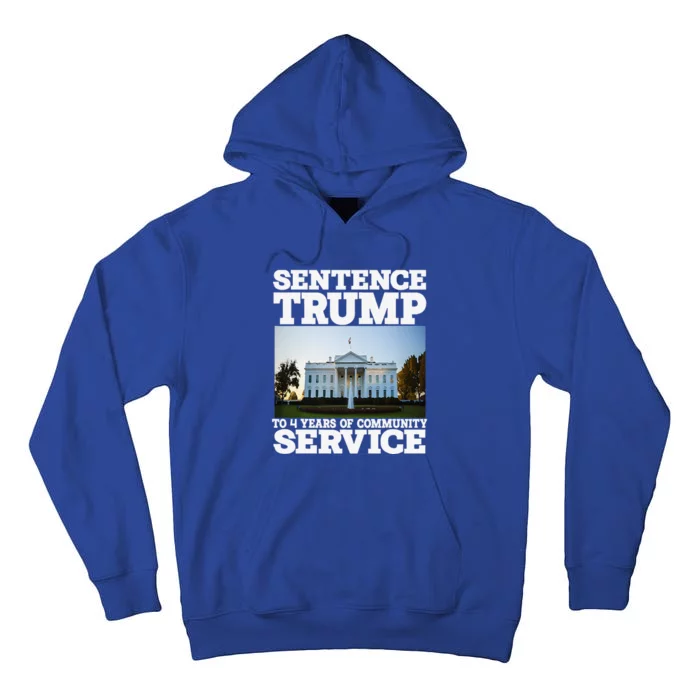 Sentence Trump To 4 Years Of Community Service White House Tall Hoodie