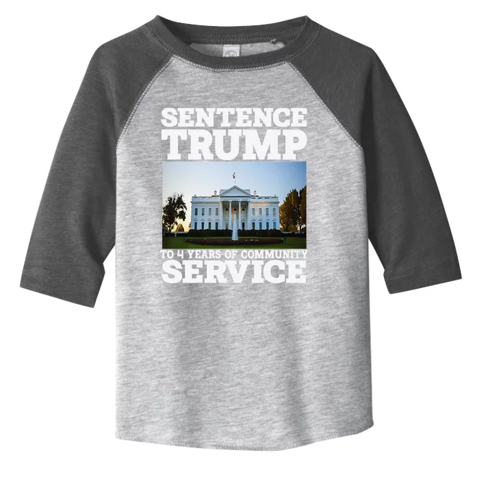 Sentence Trump To 4 Years Of Community Service White House Toddler Fine Jersey T-Shirt