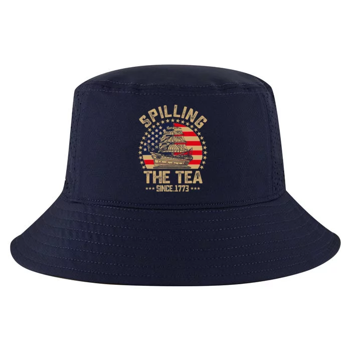 Spilling The Tea Since 1773 Patriotic History Teacher Cool Comfort Performance Bucket Hat