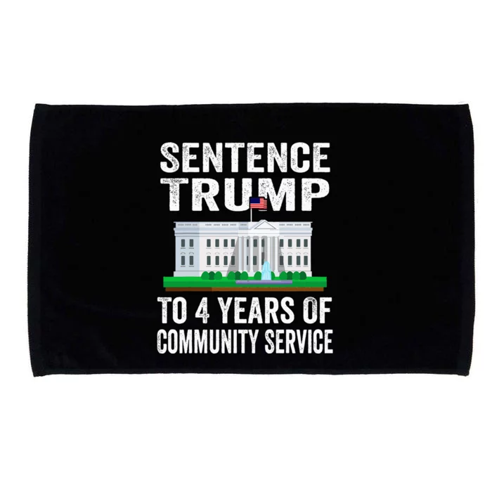 Sentence Trump To 4 Years Of Community Service Political Microfiber Hand Towel