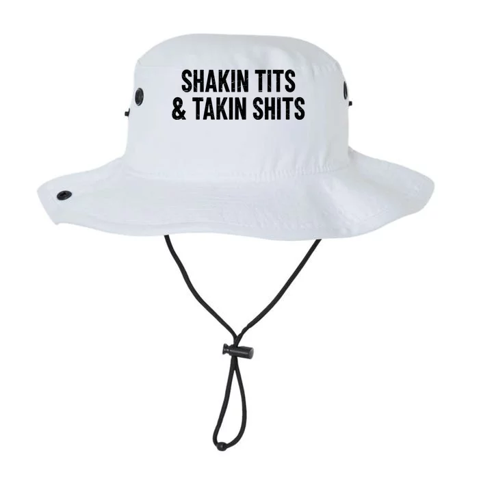 Shakin Tits & Takin Shits Quotes Sayings Legacy Cool Fit Booney Bucket Hat