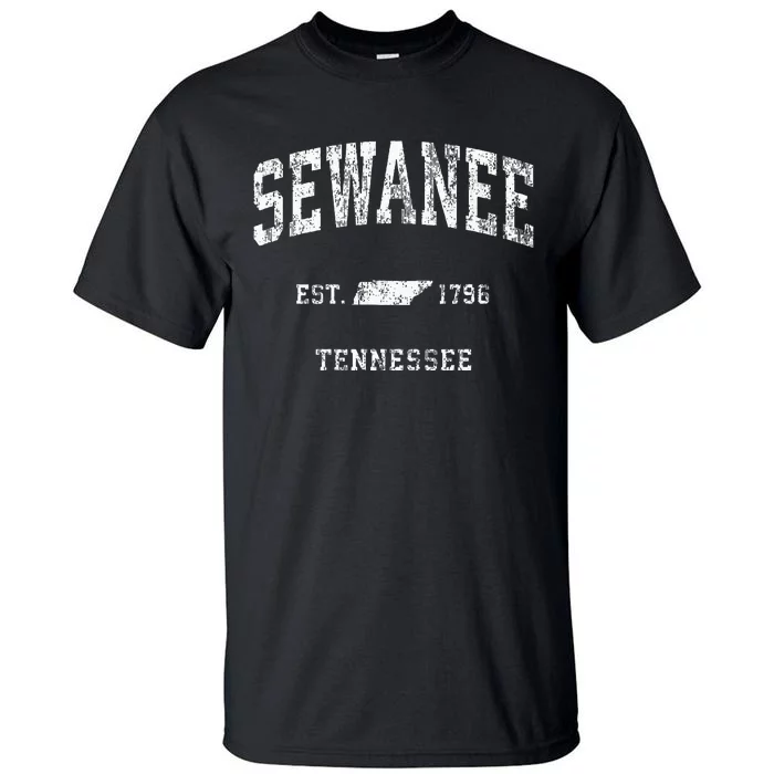 Sewanee Tennessee Tn Vintage Athletic Sports Design Tall T-Shirt