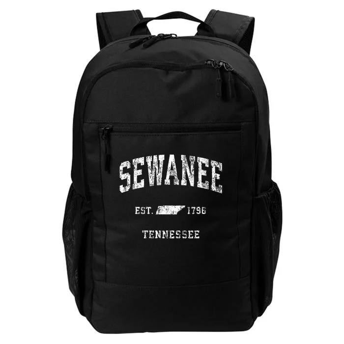 Sewanee Tennessee Tn Vintage Athletic Sports Design Daily Commute Backpack