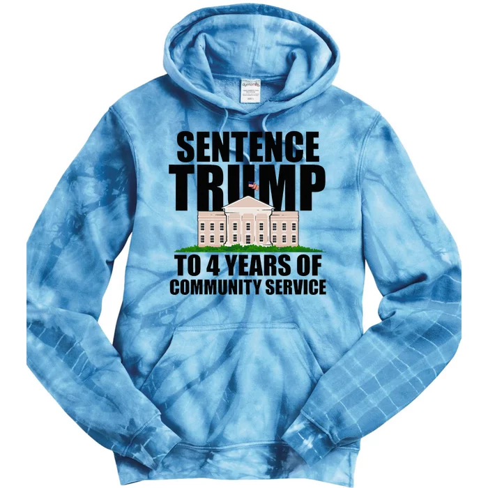 Sentence Trump To 4 Years Of Community Service Tie Dye Hoodie