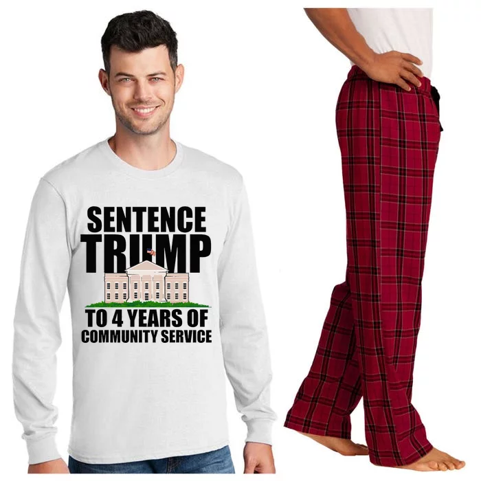 Sentence Trump To 4 Years Of Community Service Long Sleeve Pajama Set