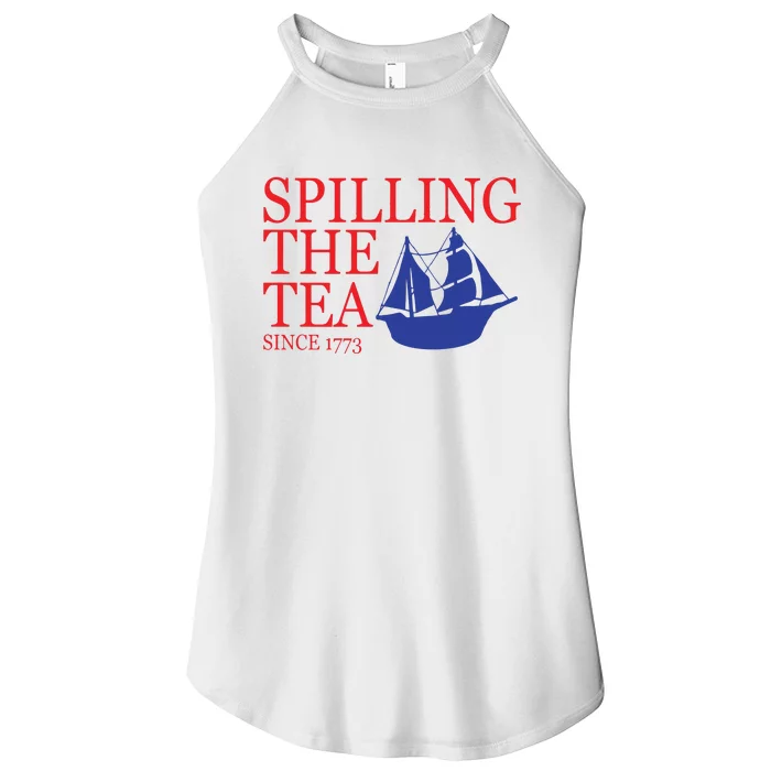 Spilling The Tea Women’s Perfect Tri Rocker Tank