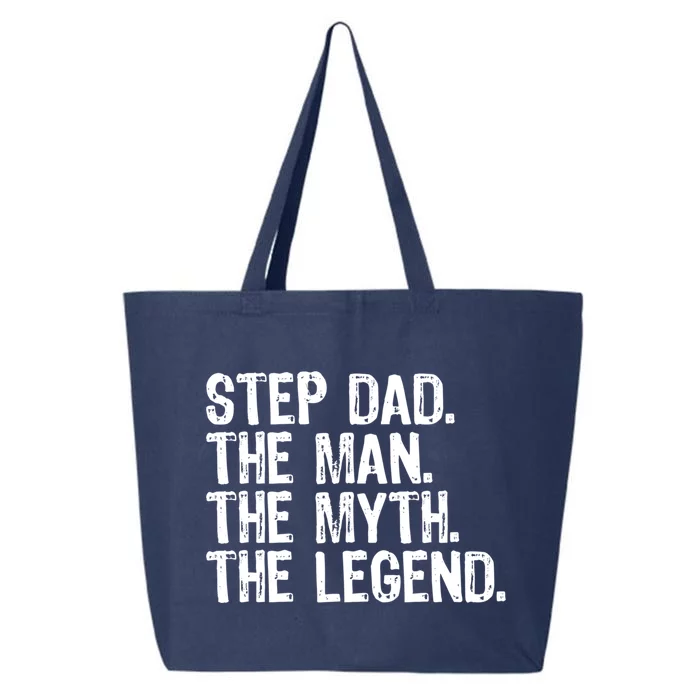 Stepdad The The Myth The Legend Cool Funny Stepdad Gift 25L Jumbo Tote