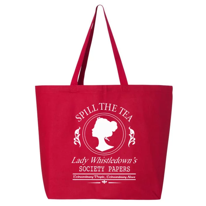 Spill The Tea Lady Whistledown Society Papers 25L Jumbo Tote