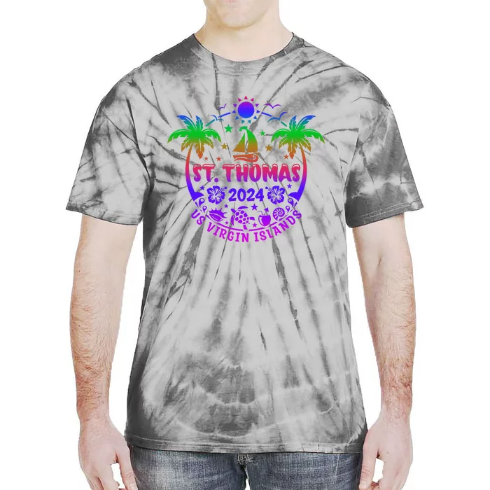 St Thomas Us Virgin Islands Summer Vacation 2024 Tie-Dye T-Shirt