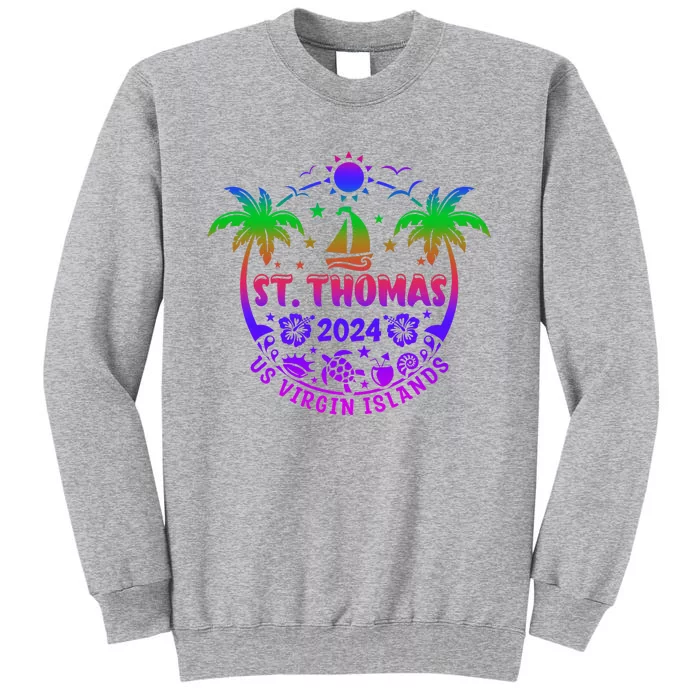 St Thomas Us Virgin Islands Summer Tall Sweatshirt