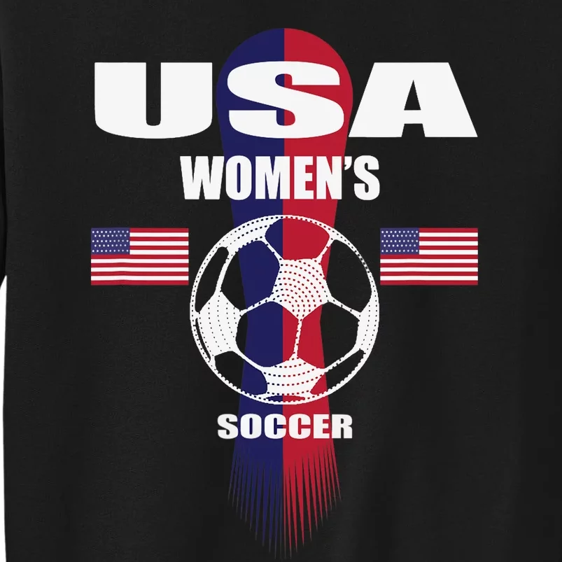 Soccer Team USA United States Soccer Fan Woman Sweatshirt