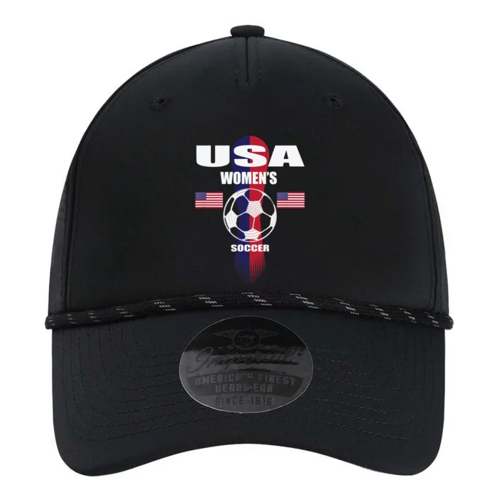 Soccer Team USA United States Soccer Fan Woman Performance The Dyno Cap