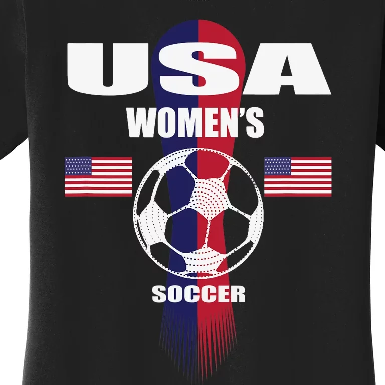 Soccer Team USA United States Soccer Fan Woman Women's T-Shirt