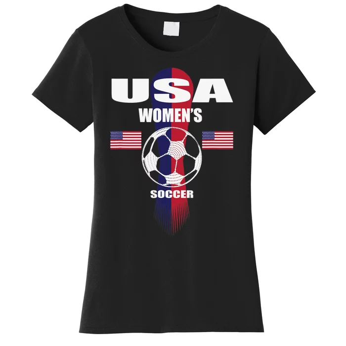 Soccer Team USA United States Soccer Fan Woman Women's T-Shirt