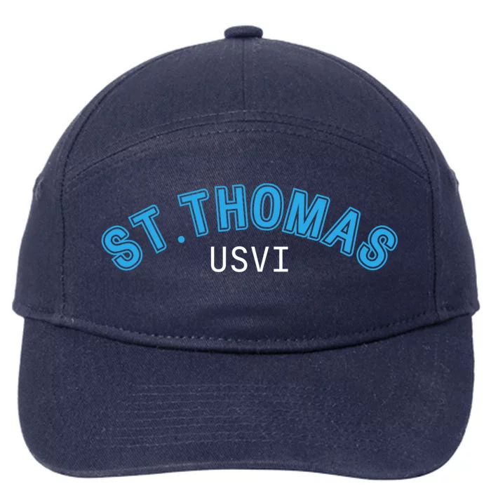 St Thomas Usvi Islands Holiday Gift 7-Panel Snapback Hat