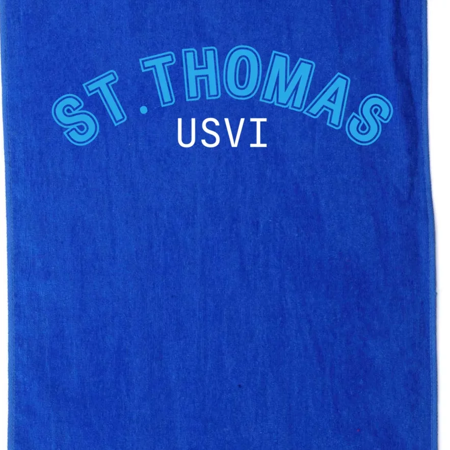 St Thomas Usvi Islands Holiday Gift Platinum Collection Golf Towel