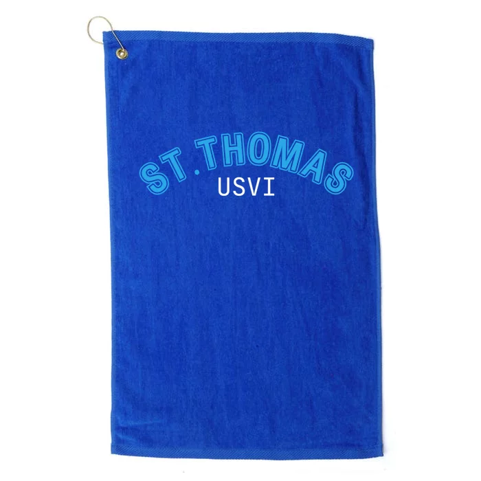 St Thomas Usvi Islands Holiday Gift Platinum Collection Golf Towel