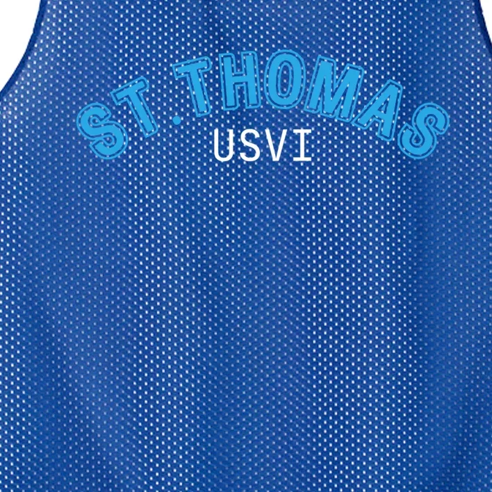 St Thomas Usvi Islands Holiday Meaningful Gift Mesh Reversible Basketball Jersey Tank