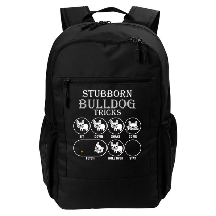 Stubborn Bulldog Tricks Daily Commute Backpack