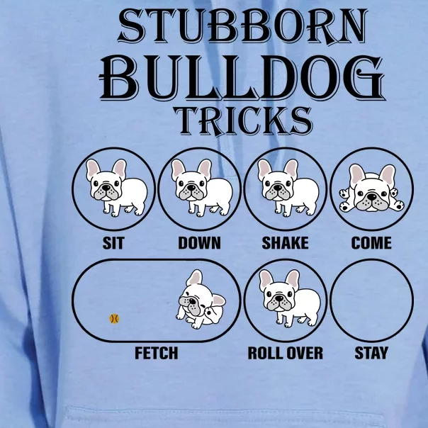 Stubborn Bulldog Tricks Unisex Surf Hoodie