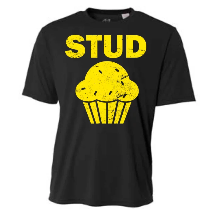 Stud Muffin Funny Retro Cooling Performance Crew T-Shirt