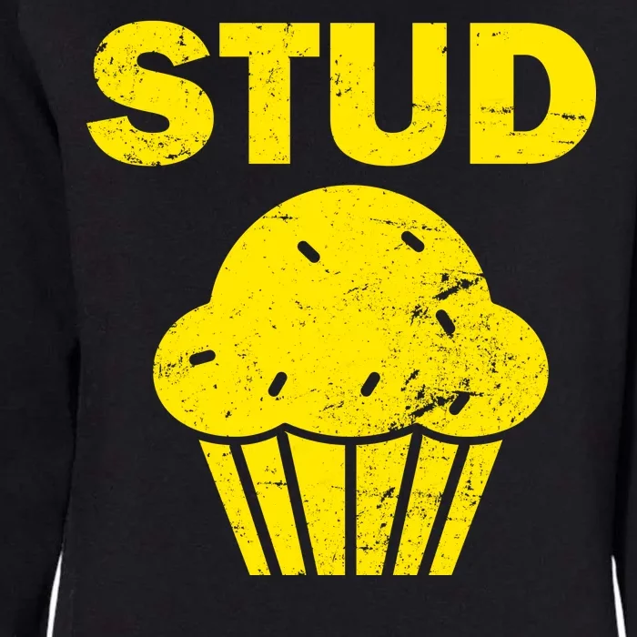 Stud Muffin Funny Retro Womens California Wash Sweatshirt