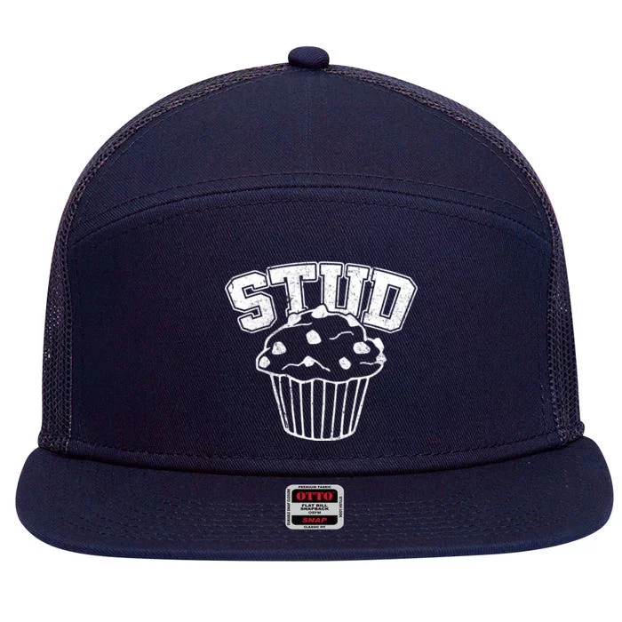 Stud Muffin Retro 7 Panel Mesh Trucker Snapback Hat