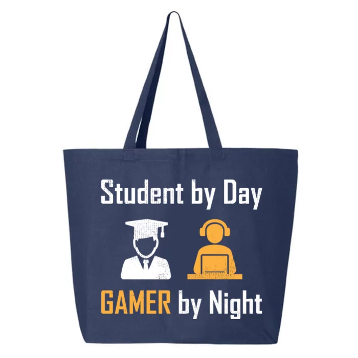 Student By Day Gamer By Night 25L Jumbo Tote