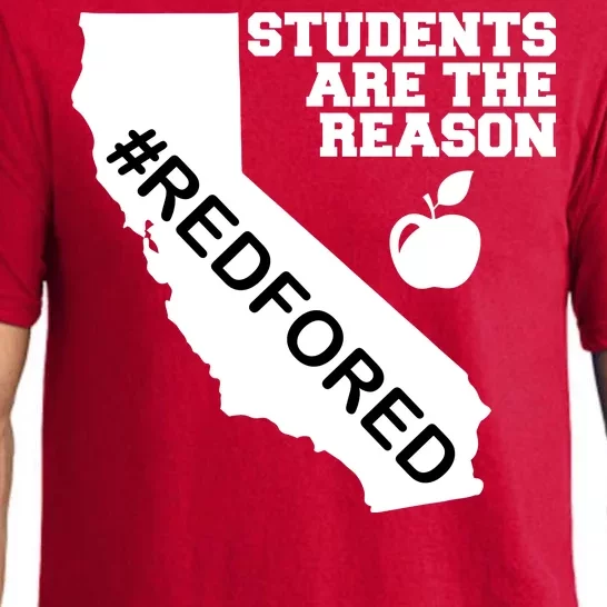 Students Are The Reason Red For Ed California Teacher Pajama Set