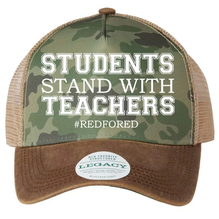 Students Stand With Teachers #RedForEd Legacy Tie Dye Trucker Hat